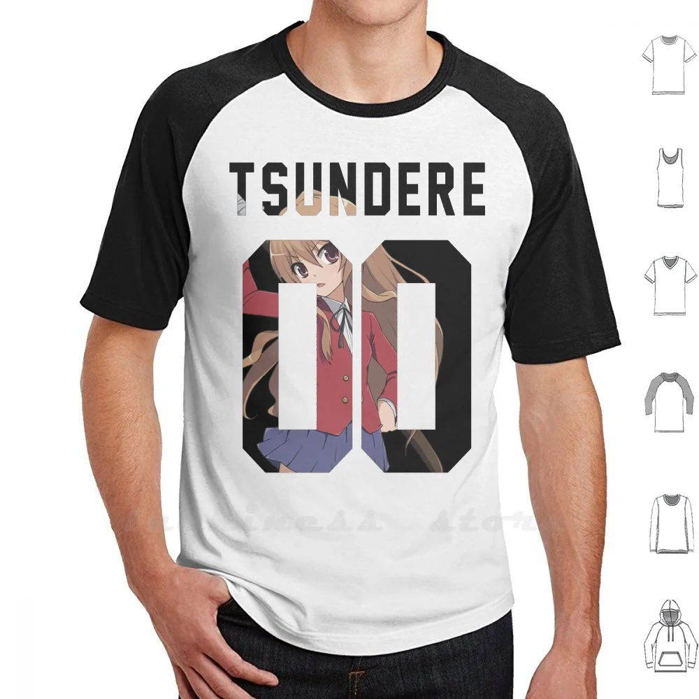 Tsundere Jersey T Shirt 6Xl Anime Toradora Jersey Tiger Dragon Taiga Ryuuji Aisaka Taiga Takasu Ryuuji Romcom Japanese Tsundere