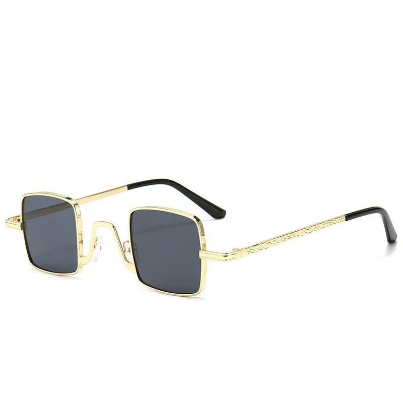 

Square Metal Sunglasses Men's Fashion Glasses Brand Designer Sunglasses Men's Classic Retro Sunglasses UV400