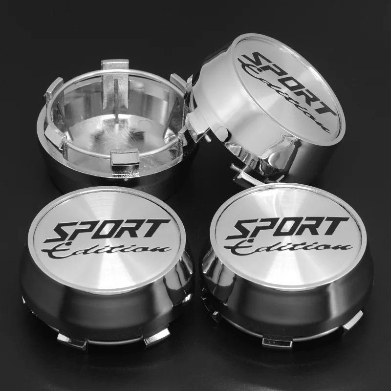 4Pcs Super Luxurious Universal 60mm Car Wheel Center Hub Caps Cover Automobile Hubcap Rim Hub Dust-proof Decoration Badge