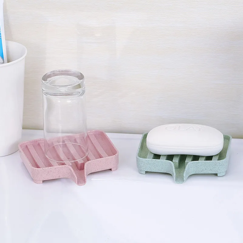 Creative Environment-friendly Draining Soap Box Bathroom Soap Rack Toilet Draining Soap Storage Box