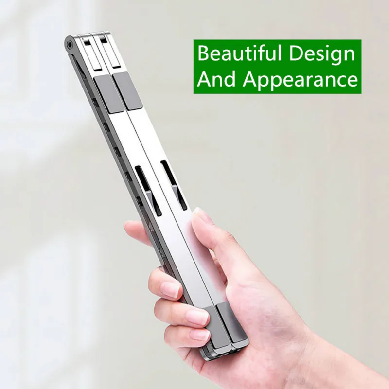 Laptop Stand Rack X Style Adjustable Foldable Aluminum Alloy Office Desktop Notebook Holder Desk For 7-15 Inch Macbook Pro Air