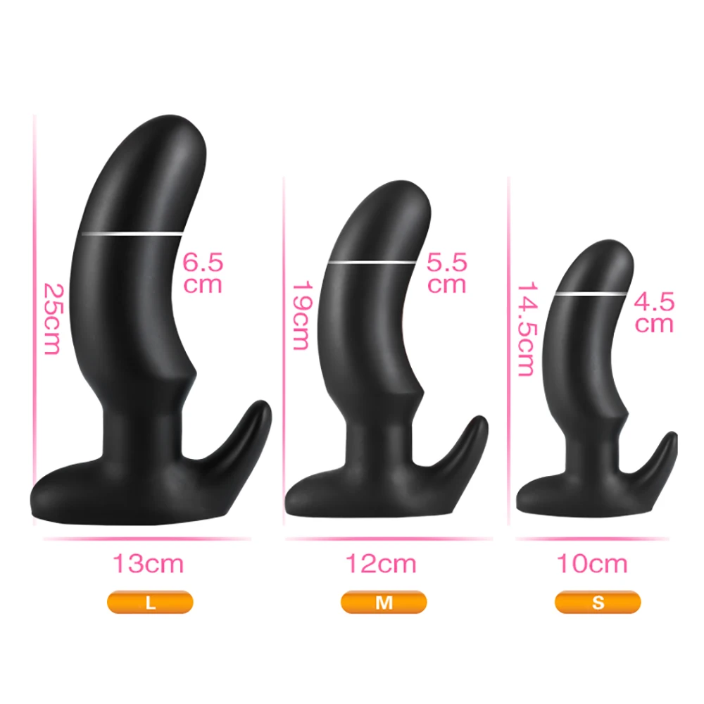 Liquid Silicone Oversized Anal Plug Dildos Soft Anal Dilator Butt Plug Stimulates the Vagina and Anus Massage Prostate Sex Toys