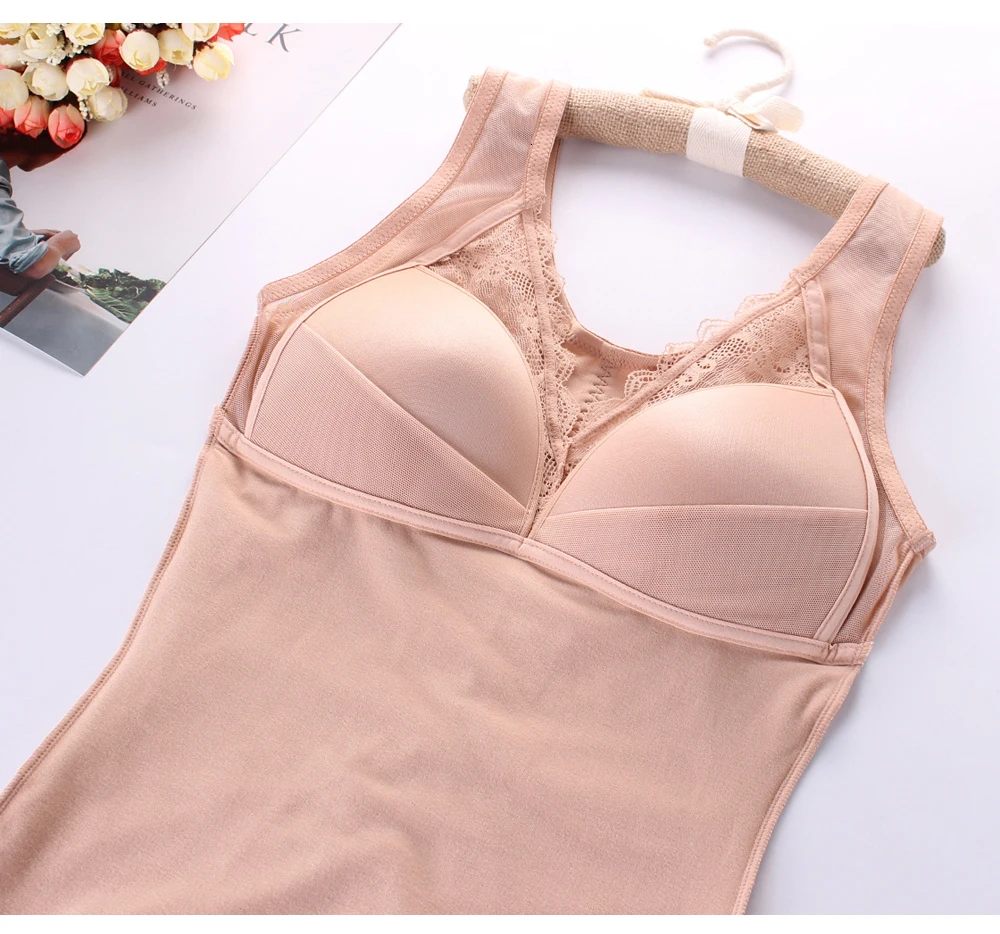 Velvet Body Shaper Slimming Underwear Women Woman Ring Long Bra Vest Adjust Abdomen Beautiful Body