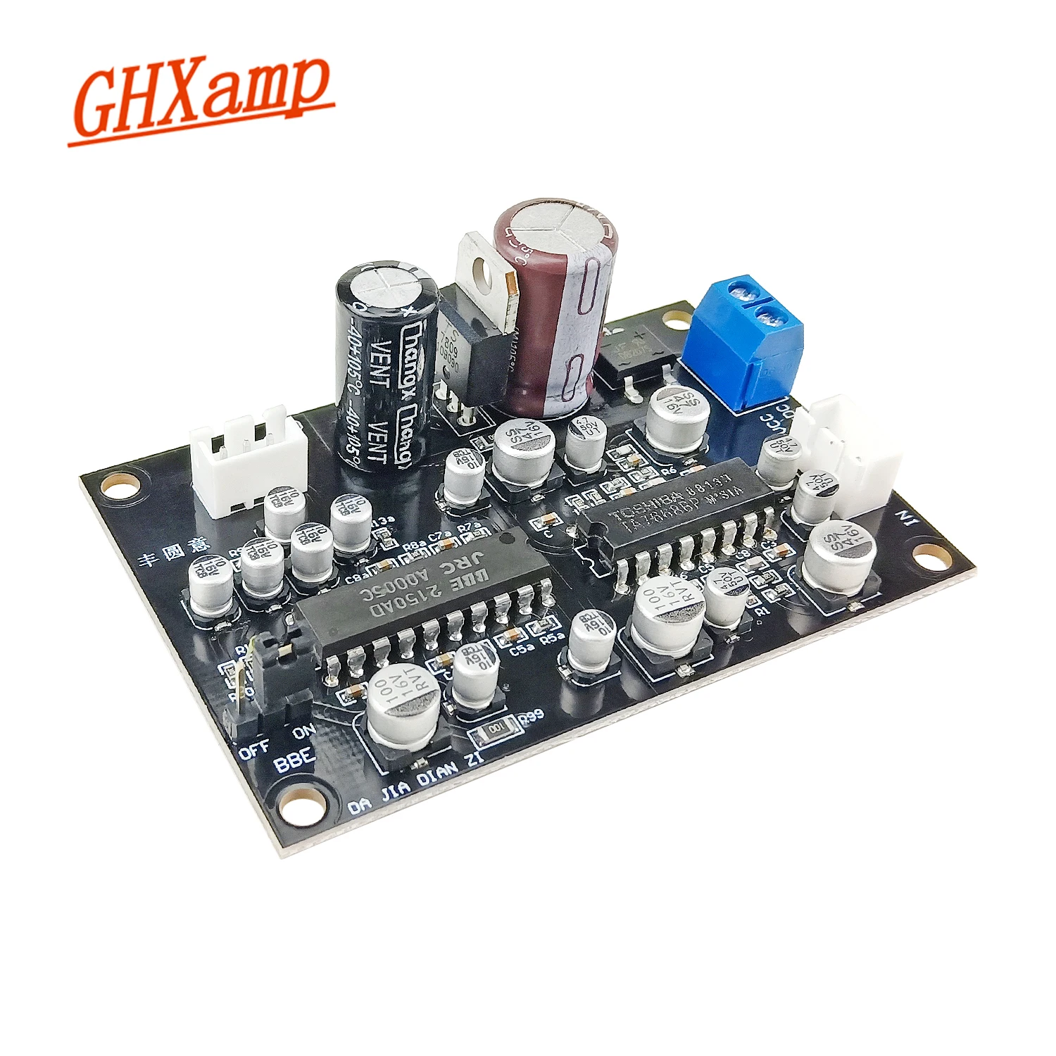 

GHXAMP TA7668 Tape Drive Preamp Amplifier Tape Deck Magnetic Head Audio Preamplifier Board With JRC2150BBE Sound Processing 1PC