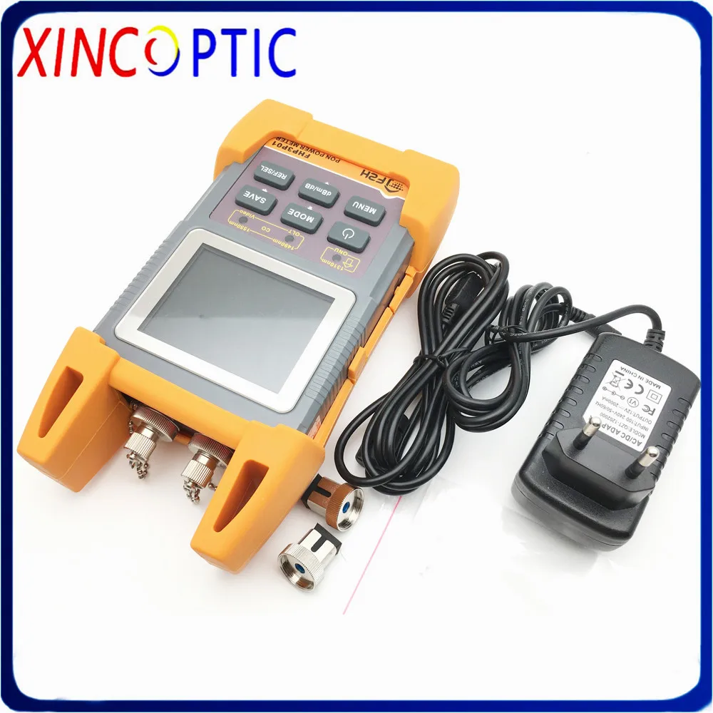 

High Quality Handheld PON Optical Power Meter FHP3P01 1310/1490/1550nm -30~+10dBm Used in FTTx Optic Communicate Devices