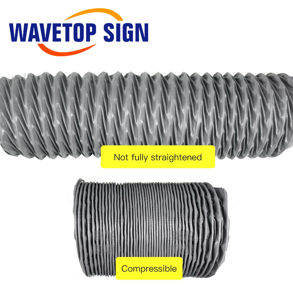 Выхлопная труба WaveTopSign диаметром 100 мм, дымовая трубка, телескопическая крышка для курения воздуховода