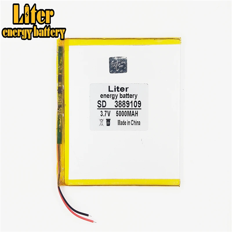 3.7V, 5000mAH (bateria de íon de lítio de polímero) Bateria de íon de lítio para tablet pc 7 polegadas 8 polegadas 9 polegadas 3889109 4090110