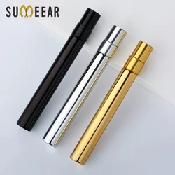 100 Pcs/Lot 10ML Mini Perfume Bottle Golden Silver Black Bottle Atomizer Spray Bottles Sample