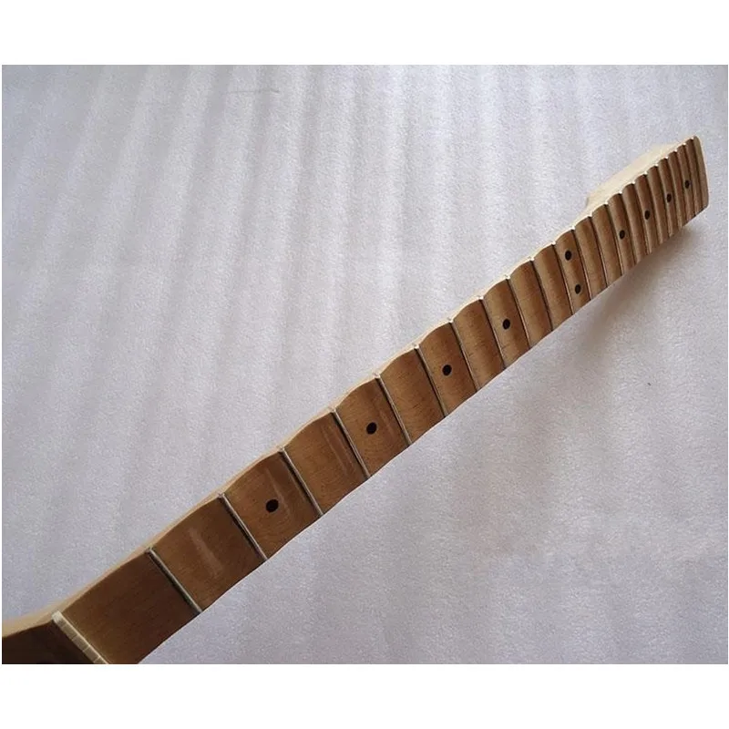 22 Frets Inlay Dots Scalloped Fingerboard Electric Guitar Neck Maple Material Musical Instrument Accessories