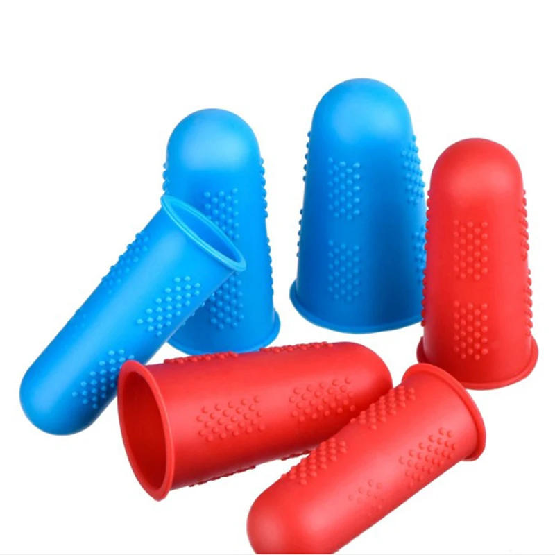 3/5pcs Silicone Finger Protector Sleeve Cover Anti-cut Heat Resistant Anti-slip Fingers Cover For Cooking Kitchen Tools