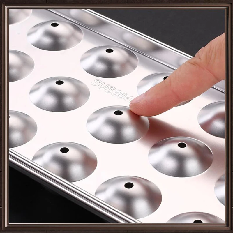 304 Stainless Steel  Ice Tray Mold Ice Ball Making Ice Jelly Mould with Fruit Muddler Crushed Ice Barware Bar Tool images - 6