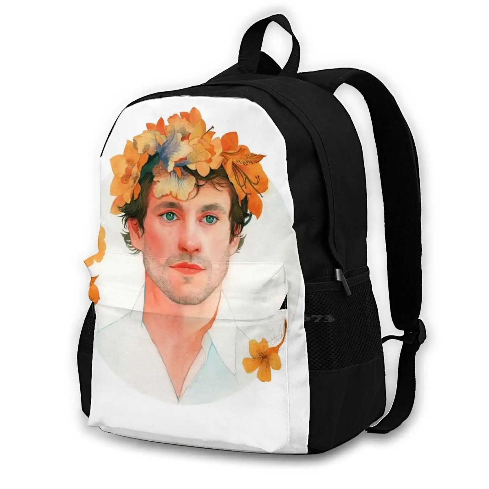 Iris Pseudacorus / Hugh Dancy / Will School Bags Travel Laptop Backpack Hannibal Hannigram Madsmikkelsen Hughdancy