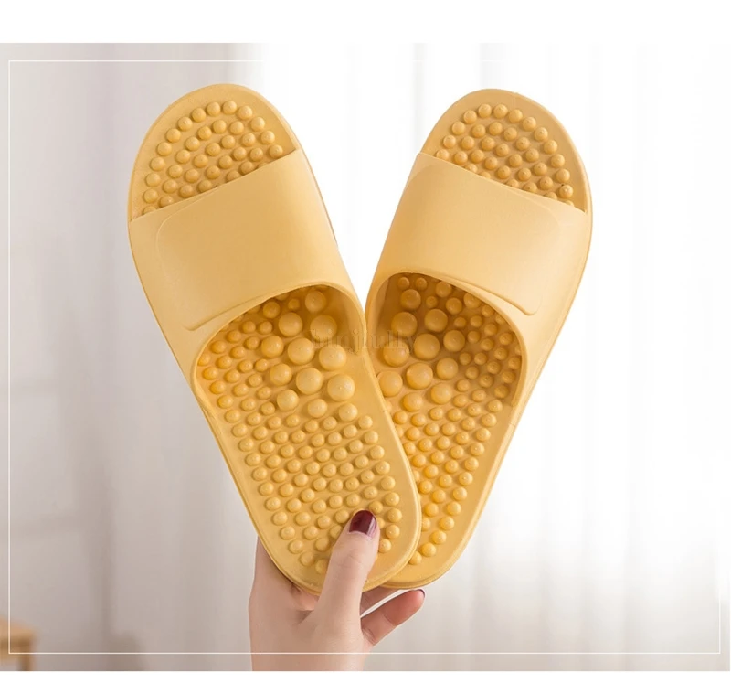 Massage Slipper Female Summer Acupoint Foot Therapy Shoe Indoor Home Soft Bottom Bathroom Anti-Slip Foot Bottom Massager