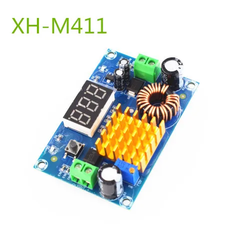 XH-M411 DC 3V-35V to DC 5V-45V модуль повышающего преобразователя регулятор напряжения Регулируемый повышающий вольтметр модуль цифрового дисплея