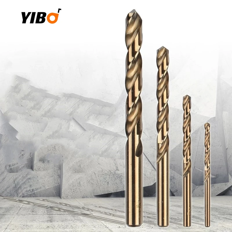 Foret hélicoïdal en acier à haute vitesse M35, en Cobalt, informer le foret hélicoïdal en acier inoxydable, ensemble d'outils de forage pour le métal, pièces 10 pièces 1-10mm