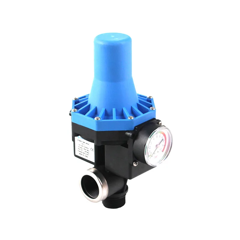 Waterproof Pressure Switch Adjustable Water Pump Automatic Pressure Control Electronic Switch With Pressure Gauge Max.10 Bar