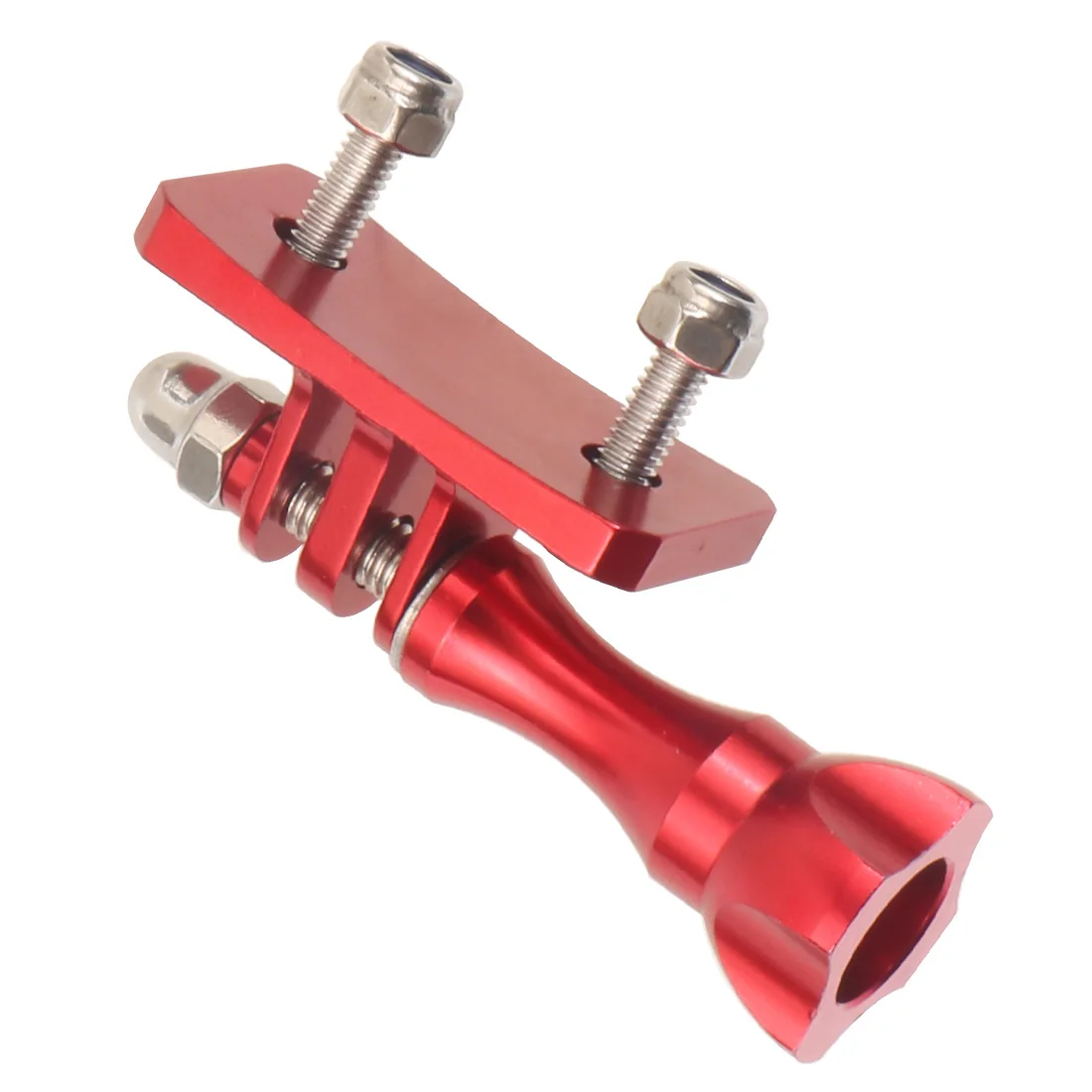 Mini tripé de alumínio para capacete, adaptador fixo de montagem para gopro 13 12 11 10 9 8 7 insta360 one r câmera de ação bicicleta ciclismo