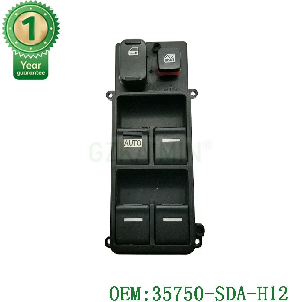 

Электрический главный выключатель стеклоподъемника с левой стороны водителя для Honda Accord 2003-2007 OEM 35750-SDA-H12 35754-SDA-306