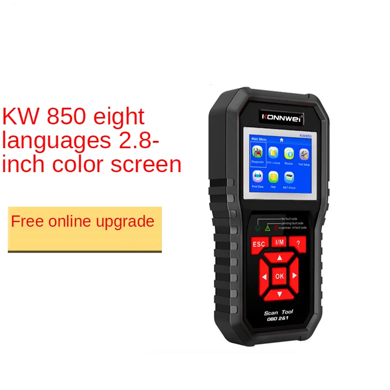 

KONNWEI KW850 full OBD2 Car Diagnostic Tools OBD 2 Auto Scanner Check Engine O2 sensor Battery Test OBDII Code Reader PK CR3008