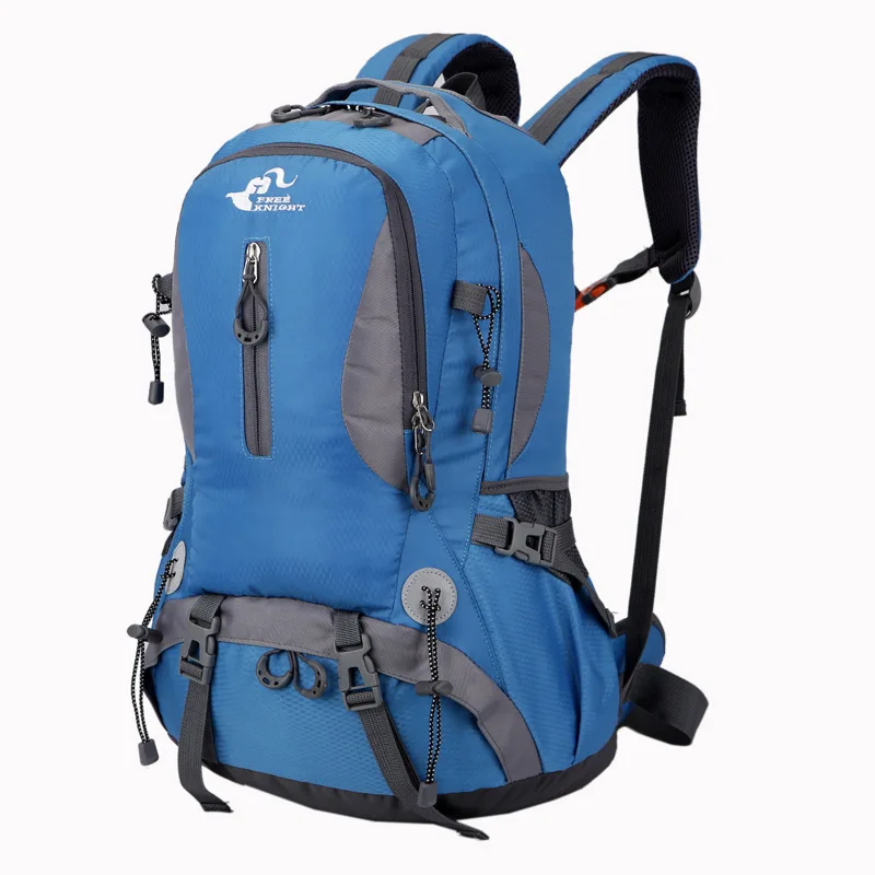 Bolsa de Montañismo al aire libre Trekking escalada deporte bolsa de viaje 7 colores Free Knight 30L Nylon escalada senderismo mochila impermeable