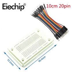 SYB-46 Breadboard 270 Point Solderless PCB Experiment Board Test Borad DIY kit 10CM Male-to-Male Dupont line 20pin/40pin