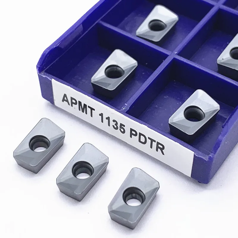 

Высококачественные 100% оригинальные фрезерные Вставки APMT1135 PDTR LT30, токарные инструменты с ЧПУ, карбидные вставки для обработки алюминия