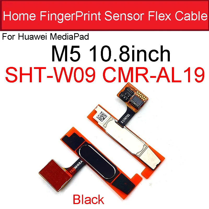 Fingerprint Sensor Home Connector Flex Cable For Huawei MediaPad M3Lite 8.4 BTV-DL09 10.1 CPN-AL00 M5 10.8 SHT-W09 AL09 BACH-W01