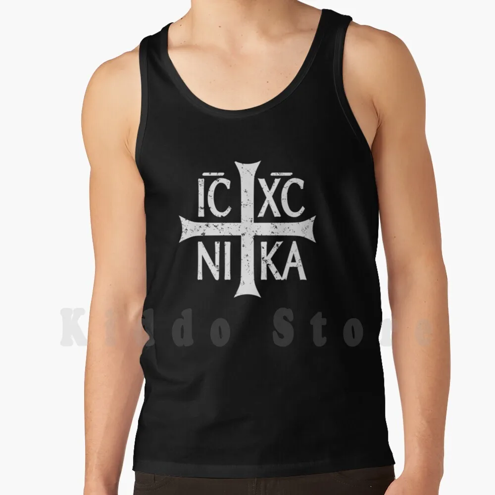 Christogram Xc Nika Jesus Christ Is Winner Tank Tops Vest Sleeveless Christogram Monogram Jesus Christ Xc Nika