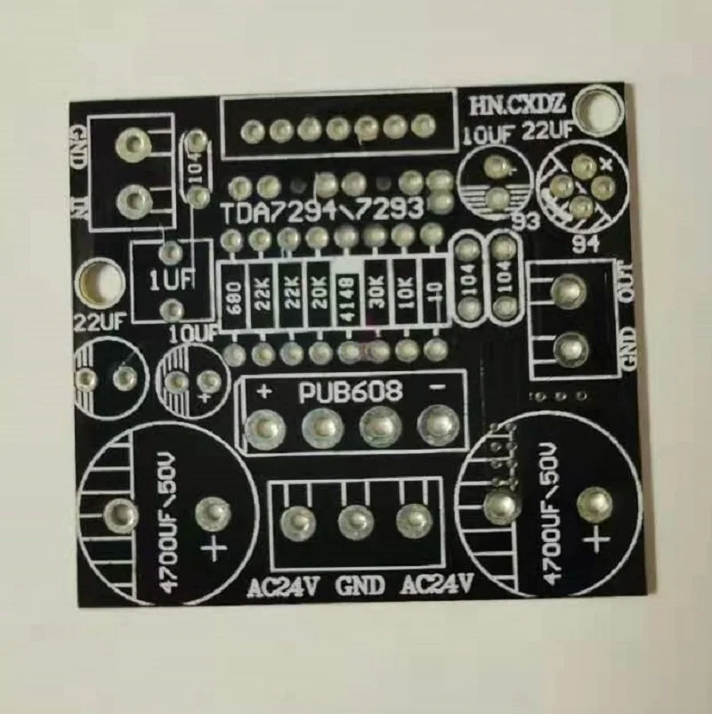 TDA7294/TDA7293 Single Channel 100W Power Amplifier Circuit PCB Empty Board With Recitifier Function Dual AC12-28V