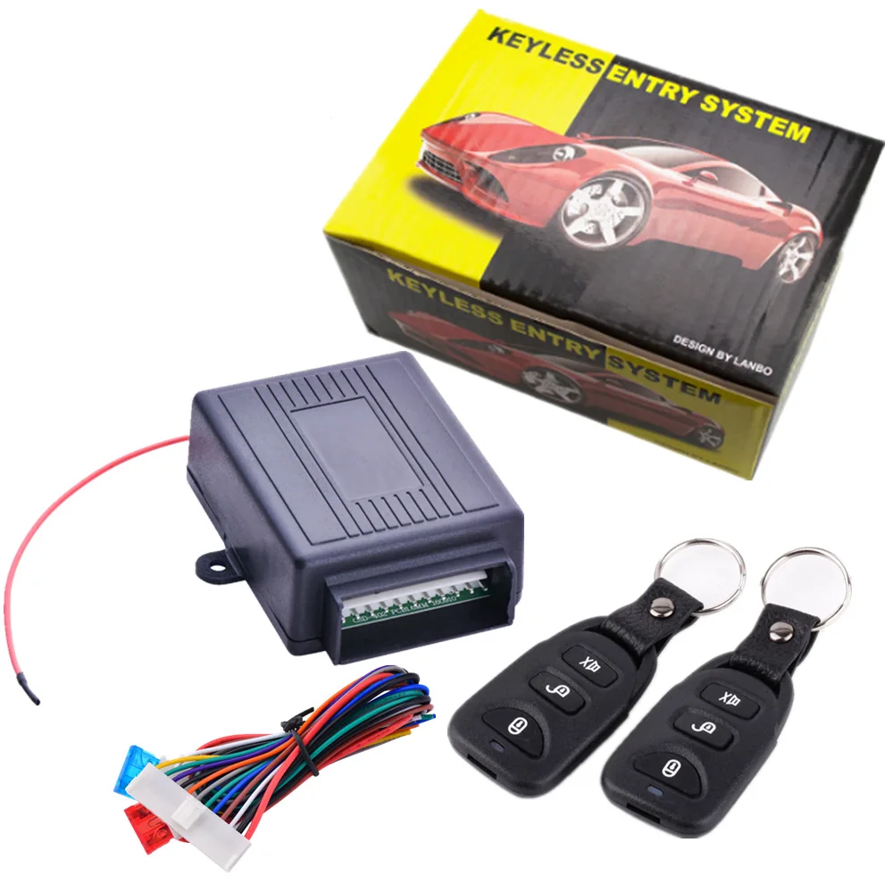 Alarma de coche sin llave, cerradura central, sistema de alarma de coche, LB-402