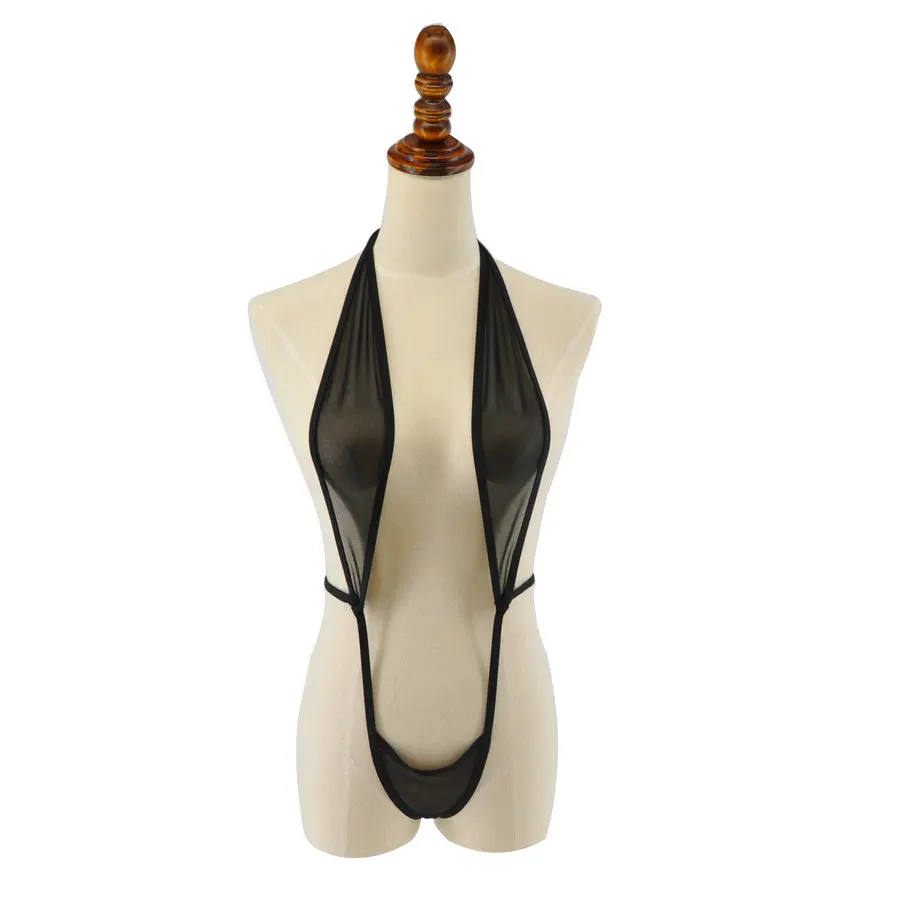 Extreme See Though Micro Monokini Bikini Set Slingshot Beach Sunbath Swim Lingerie Custome Swimwear Female Women G-String Thong