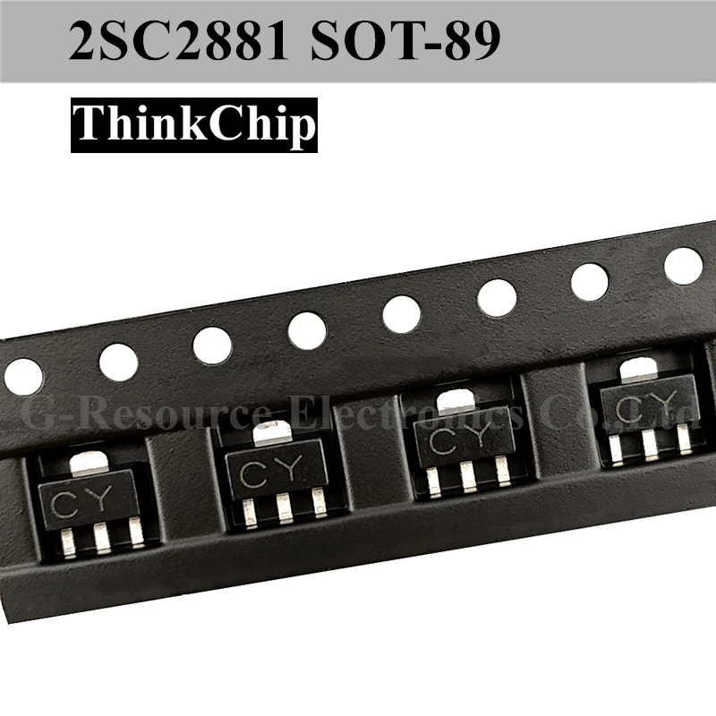 (100Pcs) 2SC2881 Sot-89 Smd Kristal Triode C2881 SOT89 (Markering Cy)