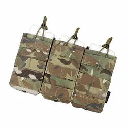 TMC Tactical bag Triple Molle 556 Magazine Pouch Tactical MOLLE Vest Trigeminy Storage Bag facile da usare