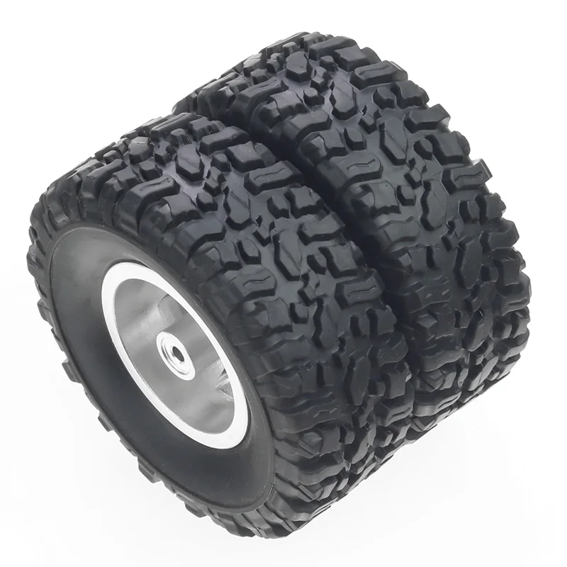 Roues en métal améliorées WPL FJ40 C14 C24 B14 B24 B24 B16 B36 RC voiture 1/16 4WD 2.4G Buggy militaire sur chenilles tout-terrain, modèles de véhicules pièces