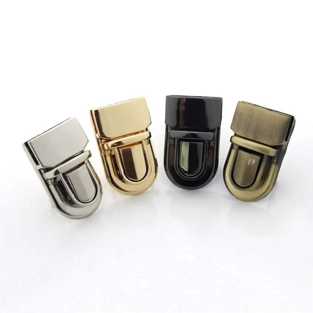 1pcs Metal Durable Buckle Tongue Lock Push Lock For DIY Handbag Bag Purse Luggage Hardware Closure Bag Parts Accessories