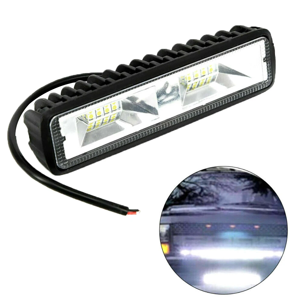 Car Lights Work Light 48W Car Off-Road SUV Truck Work Light Bar Bulb Spot Beam LED Driving Fog Lamp наклейки на авто автотовары