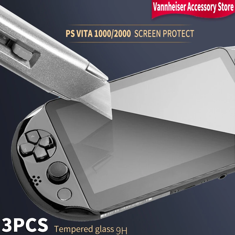 Screen Protector for PSV 1000 2000 PS Vita Premium Tempered Glass Cover Protective Film Guard HD PlayStation Psvita Film Guard