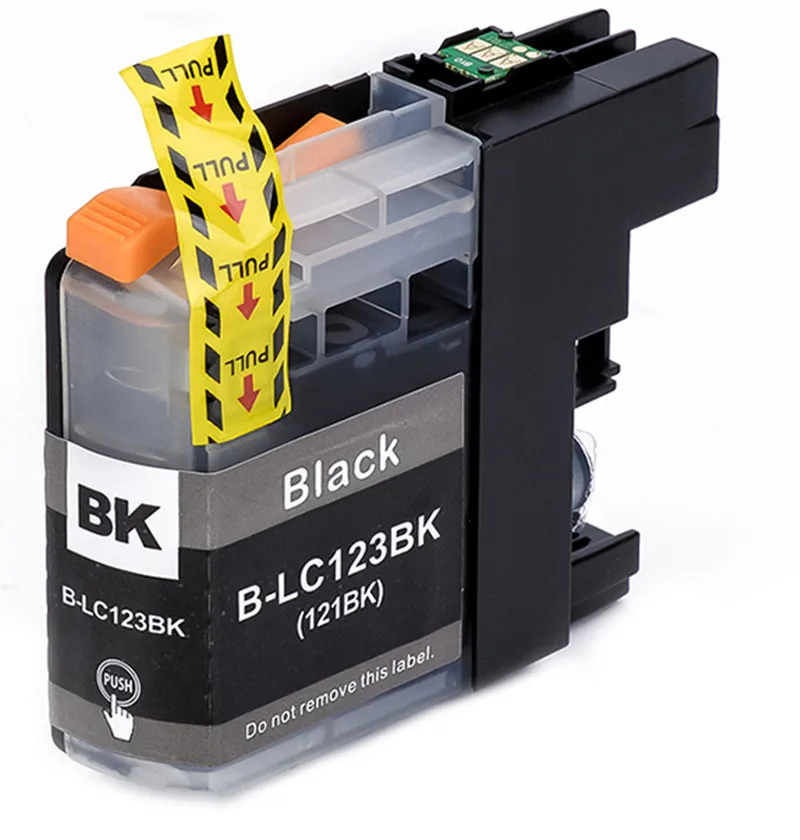 4PK for LC123 Black Compatible Ink Cartridge For Brother DCP-J552DW/J752DW/J132W/J152W/J172W MFC-J470DW/J650DW printer