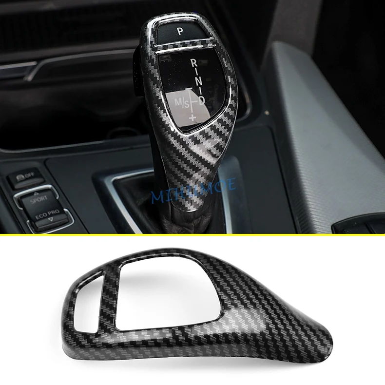 

Carbon Fiber Gear Shift Knob Cover Cap For BMW 1 2 3 4 5 6 Series X3 X4 X5 X6 F20 F22 F30 F34 F36 F10 F11 F06 F25 F26 F15 F16