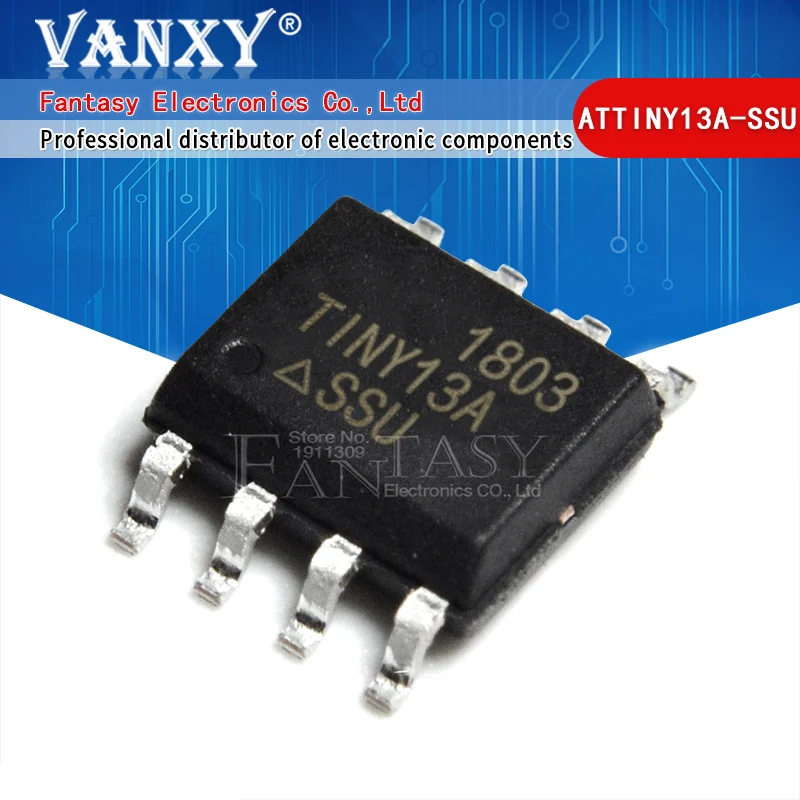 5PCS ATTINY13A-SSU SOP8 ATTINY13A SOP TINY13A SOP-8 13A-SSU SMD