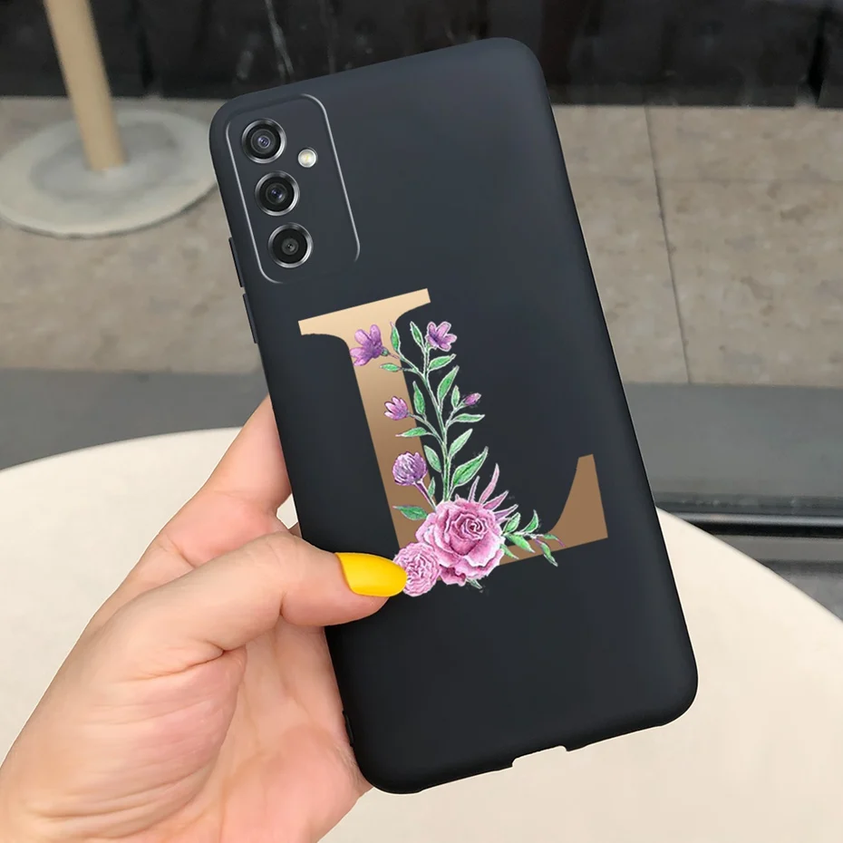 Fashion Letters Phone Case For Samsung M52 5G Case Soft Silicone Back Cover For Samsung Galaxy M52 M 52 M526 SM-M526B 5G Fundas