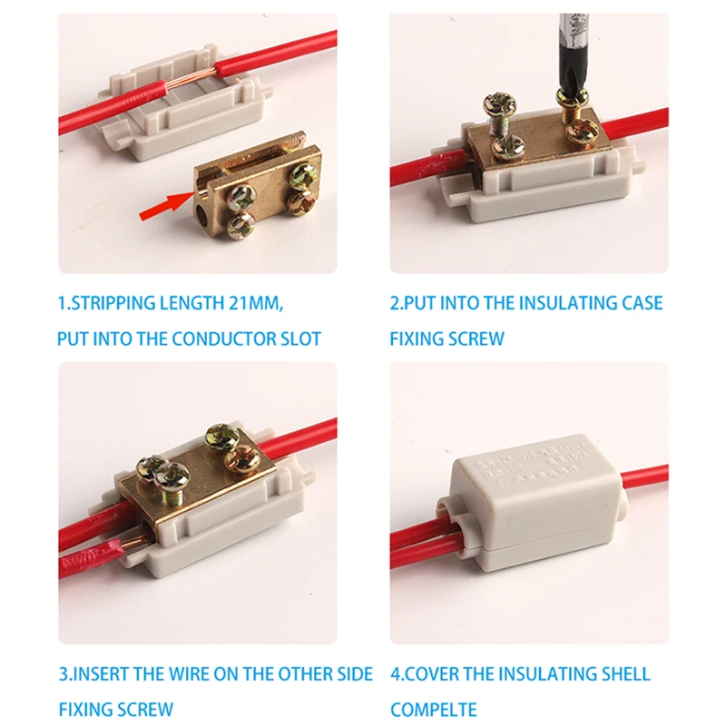 High Power Wire Cable Splitter Junction Box Quick Electric Wiring Connector Terminal Block 60A/400V 1-6mm2 80A/1000V 2.5-10mm2