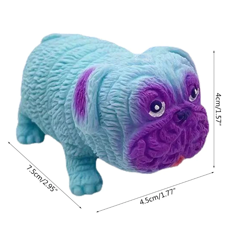 Leuke Hond Toy Stress Relief Pug Speelgoed Sensory Hand Oefening Tool Bouncy Speelgoed Novelty Sensory Speelgoed Party Decoratieve Gunsten D5QA