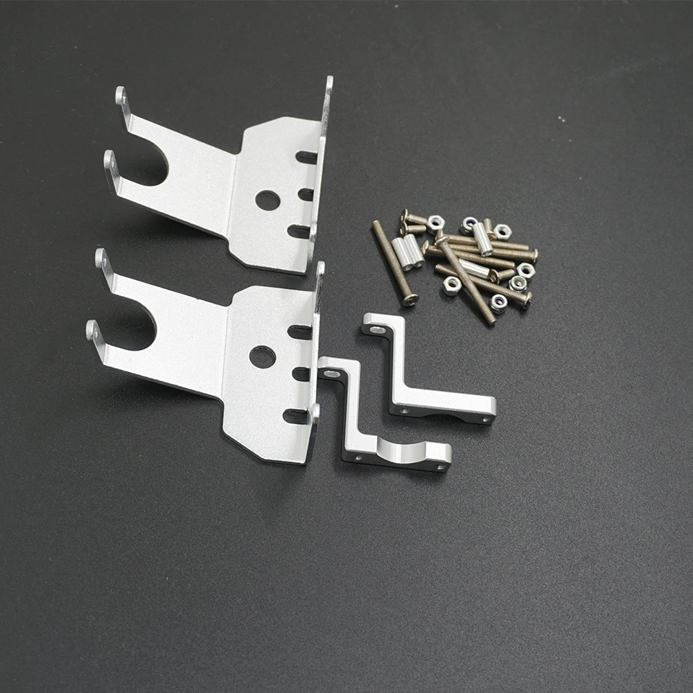 AXSPEED Metal Alloy Front Rear Axle Armor Protector Skid Plate for Axial Wraith 90048 90053 1/10 RC Crawler Car Model Parts