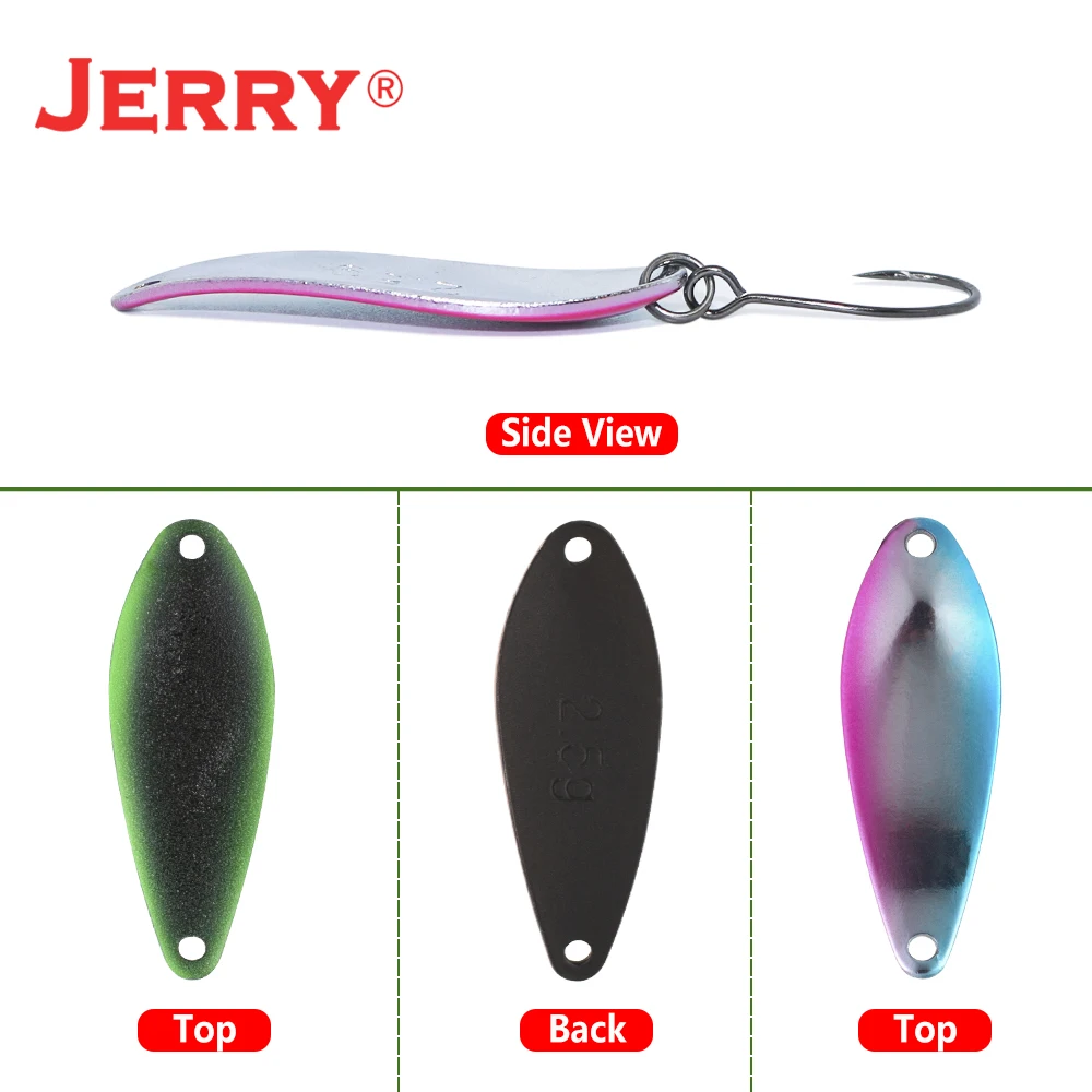 Jerry Lacerta Cuchara Giratoria Trucha – Señuelo para Curricán - imagen 3