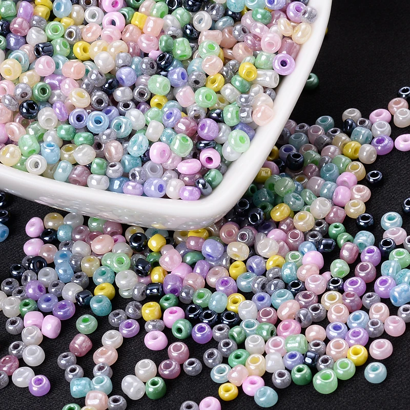 3mm 500Pcs/Lot  Charm Czech Glass Seed Beads DIY Bracelet Necklace Beads For Jewelry Making Accessories Sewing Craft