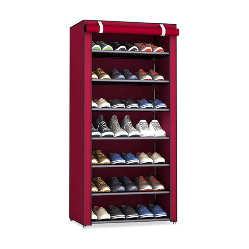 Bluedeer Non-woven Fabric Storage Shoe Rack Hallway Cabinet Organizer Holder 8 Layers Assemble Shoes Shelf DIY Home Furniture