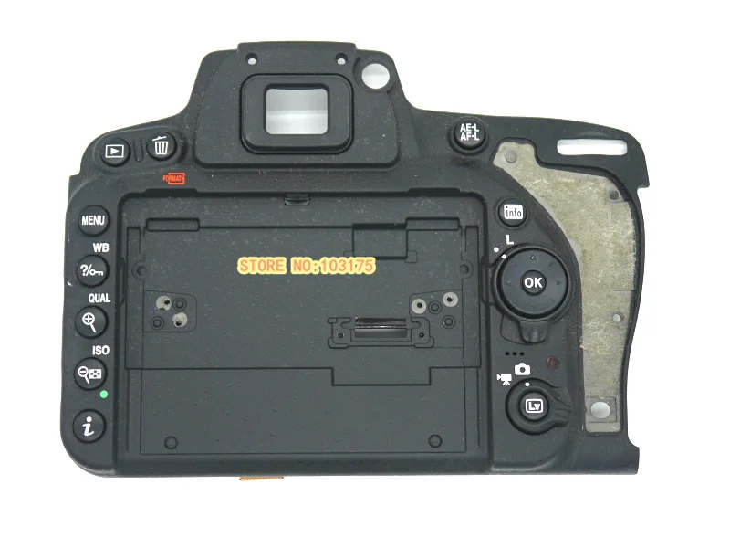 Original Replacement Rear Back Cover Case Unit For Nikon D750 Camera with Button  Flex Cable FPC