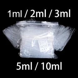 Disposable Pipette 1ml 2ml 3ml 5ml 10ml Droppers Plastic Microscale Graduated Pipettes Transparent Dropper Experiment Supplies