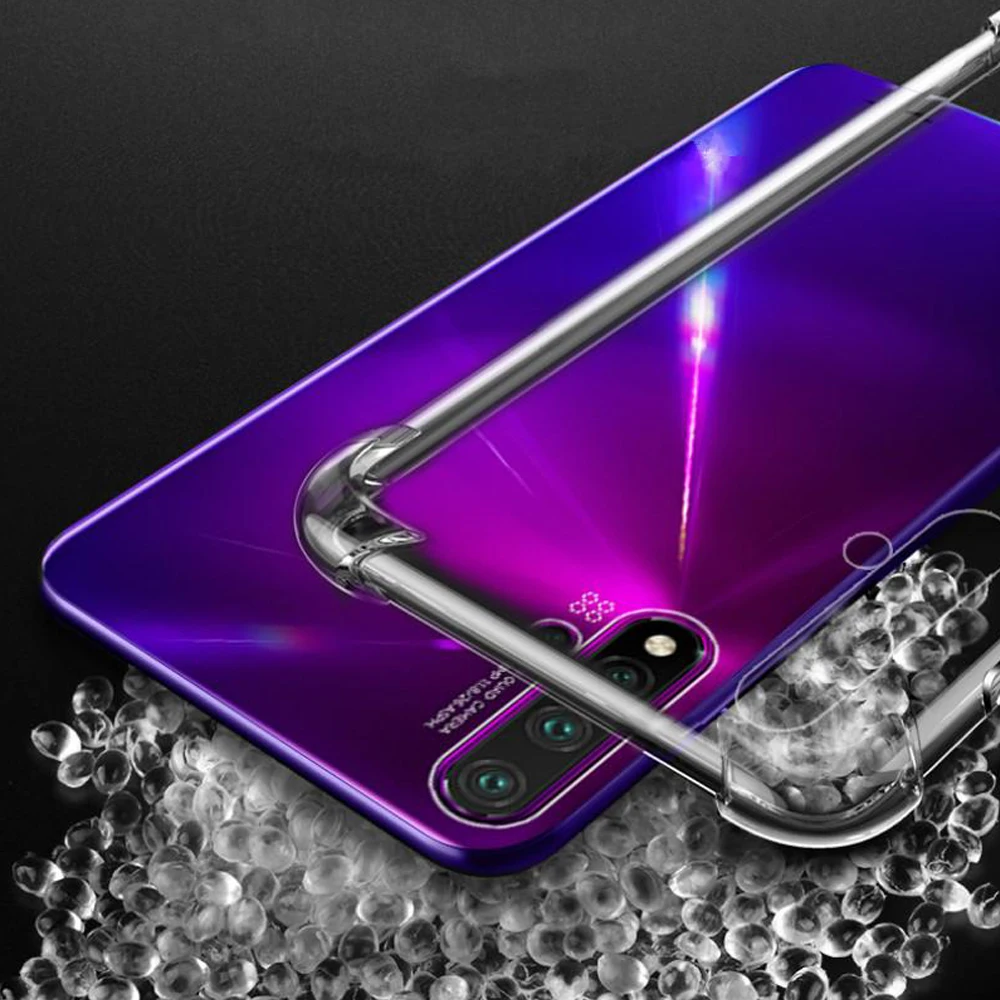 cover silicone case on for huawei p smart Z shockproof case p smart plus 2019 2018 coque luxury bumper mobile phone accessories